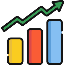 Incremental growth icon